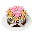 東京都豊島区花利の花　フラワーケーキ（ピンク）